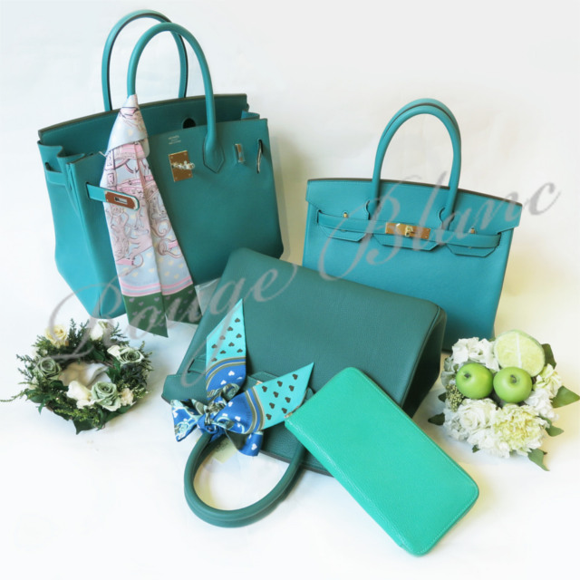 HERMESエルメスループブラン人気色グリアスファルトペンダント