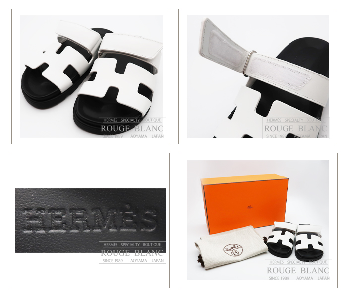 エルメス サンダル ”シプレ” ブラン #36 【新品】 HERMES Sandal 